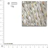 Image de Rocailles tubes twist intérieur argenté - Couleur Argent - 20 mm x 13 g
