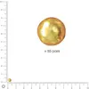 Image de Perles Renaissance - Jaune soleil - Ø 4 mm x 85 pces
