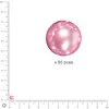 Image de Perles Renaissance - Orchidée - Ø 4 mm x 85 pces