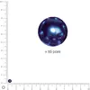Image de Perles Renaissance - Bleu azur - Ø 4 mm x 85 pces