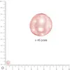 Image de Perles Renaissance - Rosé - Ø 6 mm x 45 pces