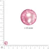 Image de Perles Renaissance - Orchidée - Ø 8 mm x 25 pces