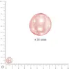 Image de Perles Renaissance - Rosé - Ø 10 mm x 35 pces