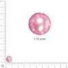 Image de Perles Renaissance - Orchidée - Ø 10 mm x 35 pces