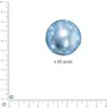 Image de Perles Renaissance - Bleu clair - Ø 4 mm x 85 pces