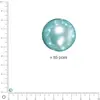 Image de Perles Renaissance - Turquoise - Ø 6 mm x 45 pces
