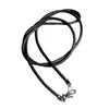 Image de Collier en caoutchouc - 42 cm Ø 2 mm - Noir