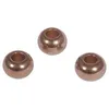 Image de Perle en métal ø 6 mm Trou 2 mm Couleur or rose 6 pcs