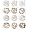 Image de Miniature en bois Étoile + Flocon Ø 3.2 cm 12 pcs
