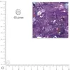 Image de Facettes dépolies - Lilas - 6 mm x 50 pces