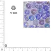 Image de Rondelles facettées dépolies - Lilas - 6 x 3 mm x 40 pces
