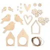 Image de Guirlande en Bois Oiseau