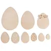 Image de  ufs de Pâques en Bois - 9 pcs