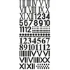 Image de Stickers - Chiffres - XII : 2,2 x 1,9 cm