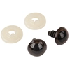 Image de Yeux d'animaux en plastique ø 12 mm 10 pcs Brun