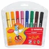 Image de Stabilo Stylo Feutre Trio Scribbi, Etui Plastique De 8