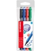Image de STABILO Stylo-feutre PointMax pointe moyene en nylon - Couleurs d'encre assorties - Pochette de 4