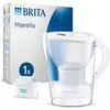 Image de BRITA Carafe filtrante Marella blanche (2,4L) inclus 1 cartouche filtrante MAXTRA PRO All-in-1 en occasion ou reconditionné