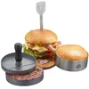 Image de Jeu de 3 kits Ã  burger Gefu BBQ - argentÃ© - TU