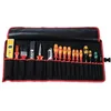 Image de Trousse Ã  outils enroulable 8 compartiments L410xH330 mm nylon noir/rouge PARAT