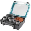 Image de Coffret maÃ§onnerie 5 trÃ©pans WOLFCRAFT CT Ã33, 43, 53, 68, 103 mm