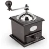 Image de Nostalgie Moulin Ã CafÃ© Manuel Ancien En Bois Couleur Chocolat 21 Cm