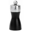 Image de Fidji Moulin Ã Poivre Manuel En Bois Et Inox Couleur Noir 12 Cm