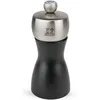 Image de Fidji Moulin Ã Sel Manuel En Bois Et Inox Couleur Noir 12 Cm