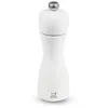 Image de Tahiti Moulin Ã Sel Manuel En Bois Couleur Blanc Mat 15 Cm