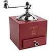 Image de Roellinger Moulin Ã Poivre Manuel En Bois Couleur Rouge Piment 13 Cm