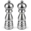Image de Duo De Moulins Ã Poivre Et Ã Sel Manuels En Inox, U'select, 18 Cm - 7in Paris Chef