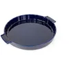 Image de Appolia Moule Ã Tarte CÃ©ramique Bleu Profond DiamÃ¨tre 30 Cm - 12