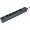 Image de Brennenstuhl avec interrupteur 6 voies noir 1,4 m Bloc d'alimentation