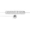 Image de brennenstuhl Eco-Line Extension Socket Comfort Switch Plus EL CSP 24 6-way 1,5m H05VV-F 3G1,5 2 permanent, 4 switchable - Coupe-circuit - connecteurs de sortie : 6 - 1.5 m cordon - blanc