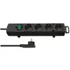Image de Brennenstuhl Prolongateur multiprise Comfort-Line Plus avec des onglets 4 prises noir 2 m H05VV-F 3G1,5