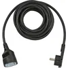 Image de Brennenstuhl Rallonge courte avec connecteur coudÃ© plat 5m H05VV-F3G1,5 noir