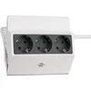 Image de Brennenstuhl BÃ¢ti de prises de courant triples clampables 3m H05VV-F 3G1,5 blanc/anthracite - 1150070