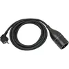 Image de Brennenstuhl Rallonge en plastique avec interrupteur rotatif et gaine textile 5m H05VV-F 3G1,5 noir - 1161830030