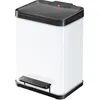 Image de Poubelle De Tri SÃ©lectif 2 Bacs Ã PÃ©dale 20l (9+9) Hailo Ãko Duo Plus M