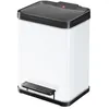 Image de Poubelle De Tri SÃ©lectif 2 Bacs Ã PÃ©dale 20l (9+9) Hailo Ãko Duo Plus M