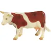 Image de Animaux Figurine Vache Marron Blanche Fanny - 13 Cm