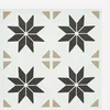 Image de Lot de 6 dalles adhÃ©sive murales Wall Tiles DC FIX Carreaux de ciment Ã©toiles L. 30,5 x l.30,5cm