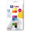 Image de Assortiment Fimo Soft couleurs basiques - 12 x 26 g