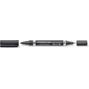 Image de Marqueur permanent Lumocolor Duo 348 Double pointe Noir