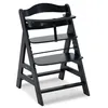 Image de Chaise Haute Ãvolutive Alpha+ 2 En 1 Noir - Hauck
