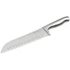 Image de Nirosta 41832 Couteau De Cuisine Santoku, Couteau Ã DÃ©couper, Lame De 18 Cm, ArgentÃ©, Acier Inoxydable, 31 X 5cm