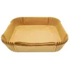 Image de 50 Moules en papier pour air fryer carrÃ©s 20 cm Fackelmann Divers