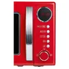 Image de SEVERIN Retro MW 7893 - 125 year Anniversary Edition - four micro-ondes grill - 20 litres - 700 Watt - rouge/chrome