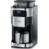 Image de Severin KA 4814 CafetiÃ¨re avec Broyeur 1000 W 8 Tasses Inox BrossÃ© / Noir