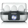 Image de Severin EK 3163 3 oeufs Noir, Acier inoxydable et Transparent